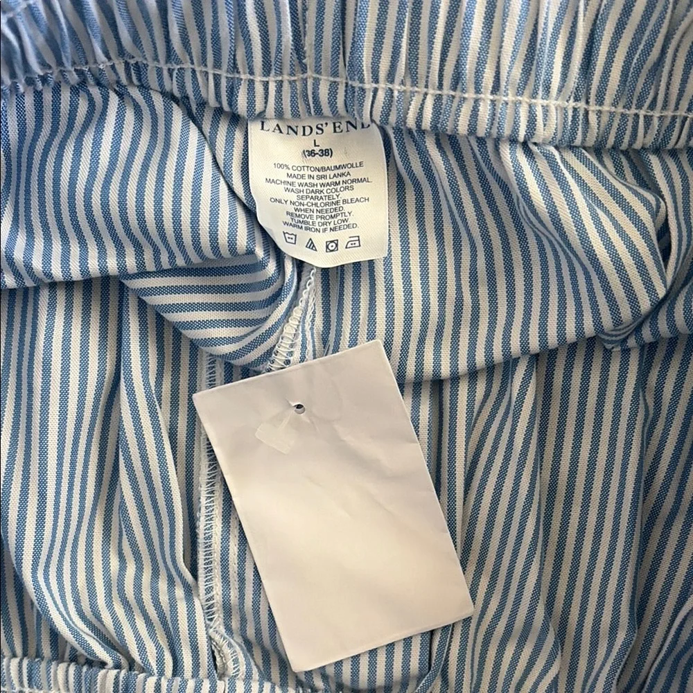Lands' End Chinos Pyjama Pants PJ Pants NWOT Size Large L